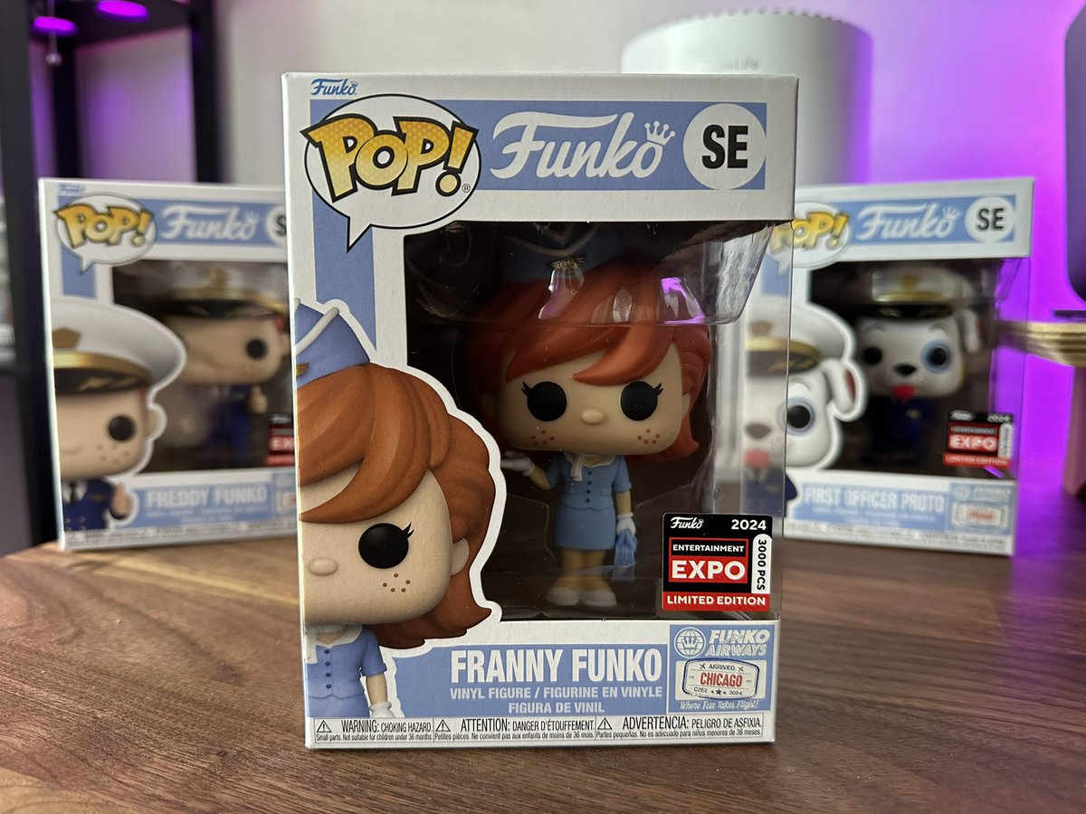 ✈️ The gang’s all here! The Funko flight crew - Freddy, Franny, and Proto - have touched down safely at Finderz HQ. #C2E2 #Funko #FunkoPop #FunkoPops #FunkoPopVinyl #Pop #PopVinyl #FunkoCollector #Collectible #Collectibles #Toy #Toys #FunkoFinderz