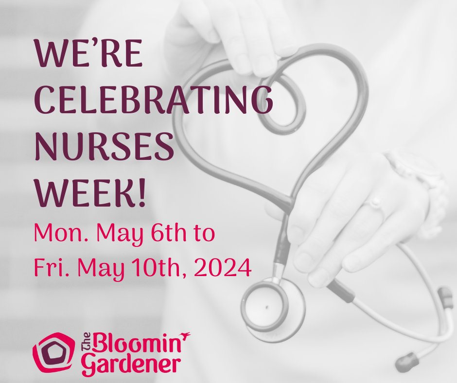 THIS WEEK WE CELEBRATE NURSES. 👩‍⚕️Come on out, bring your ID and receive 15% off plants.

It's our way of saying 'Thank you' for all you do. We look forward to seeing you soon!

#thebloomingardener #nursesweek #wecelebratenurses #localgreenhouse #planters #patiopots #hangingplants