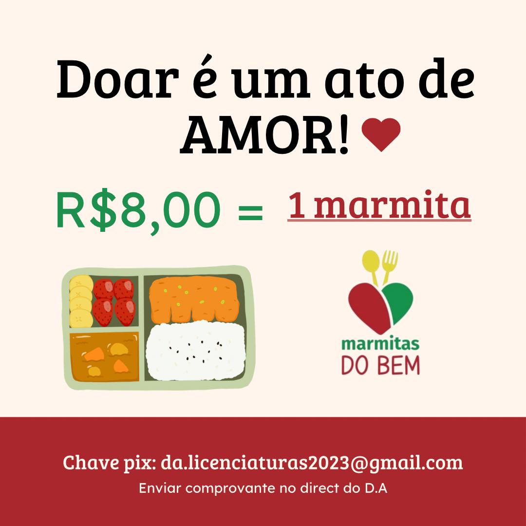 O MARMITAS DO BEM PRECISA DE VERBA PARA ALIMENTAR MIL PESSOAS!!!

TU PODE AJUDAR COM A PARTIR DE OITO REAIS!!