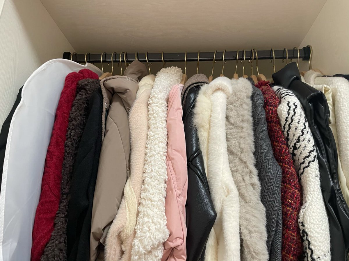 luaar22's tweet image. Wardrobe storage sharing｜I like everything furry in winter❄️