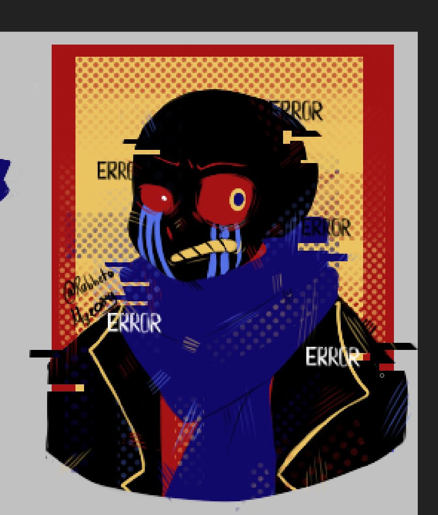 ayo drew Error on his birthday 😎❤❤💕💕
#undertaleAU #undertaleFanart  #undertaleAU好きさんと繋がりたい #errorsans