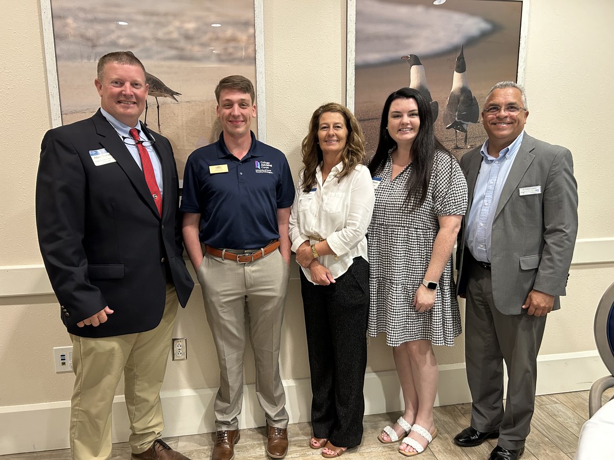 @mFNCSandhills UNCW College Advising Corps Celebration with Tristan Kalos, West Columbus High and Haley Soto, South View High. So proud of all their hard work the senior class.