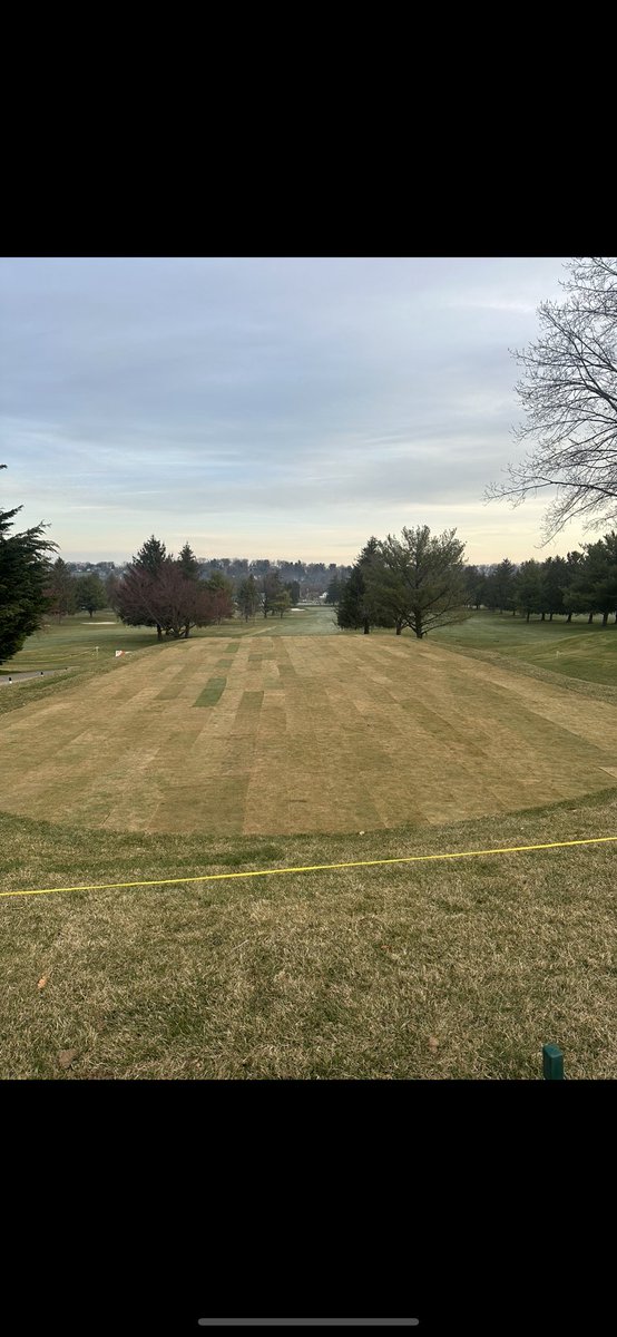 OGCgrounds's tweet image. 18 tee is set to open in a few days after a major facelift. Combining 2 separate undersized tees, into one level surface, almost tripling it’s teeing ground! @Gmanos86