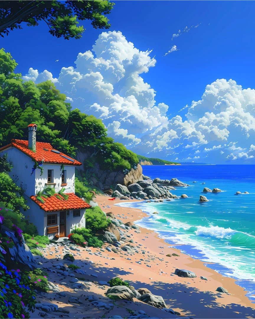 Would you live on a secluded beach?