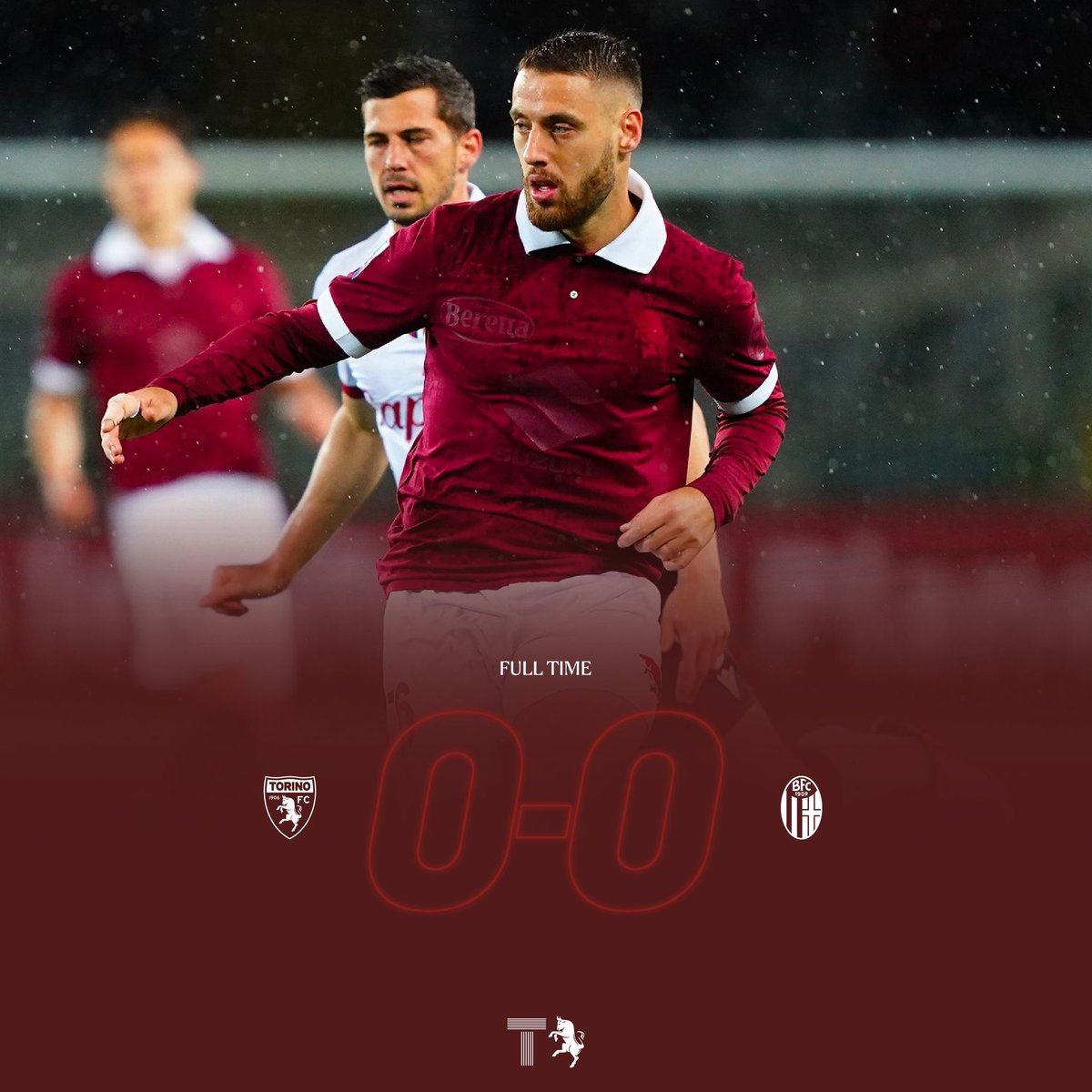 😒 Terzo 0-0 di fila in casa… #SFT #FVCG #TorinoBologna #SerieA