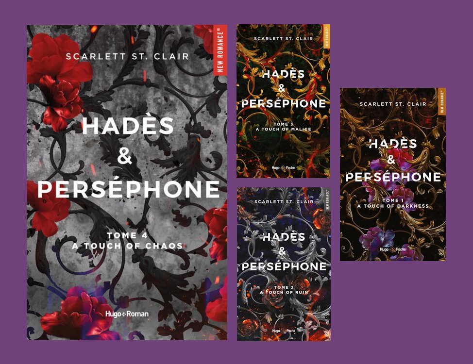 [CONCOURS EXCEPTIONNEL] Hadès & Perséphone
Le nouveau tome de Hadès & Perséphone vient de sortir !
Booknode est partenaire de la sortie et on a décidé de marquer le coup. On vous permet de gagner un lot exceptionnel avec le tome 4 et les 3 premiers tomes de la saga en format…