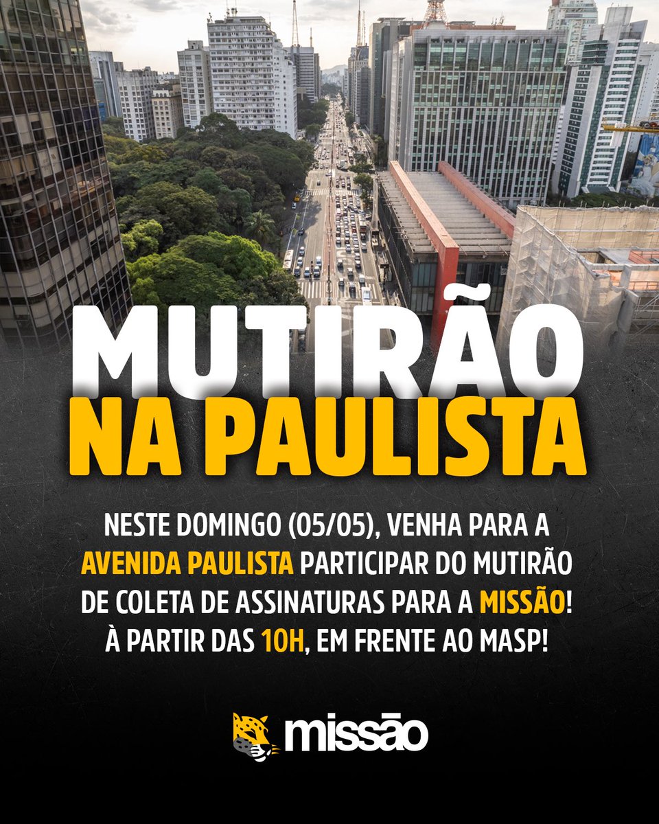 Atenção, São Paulo!