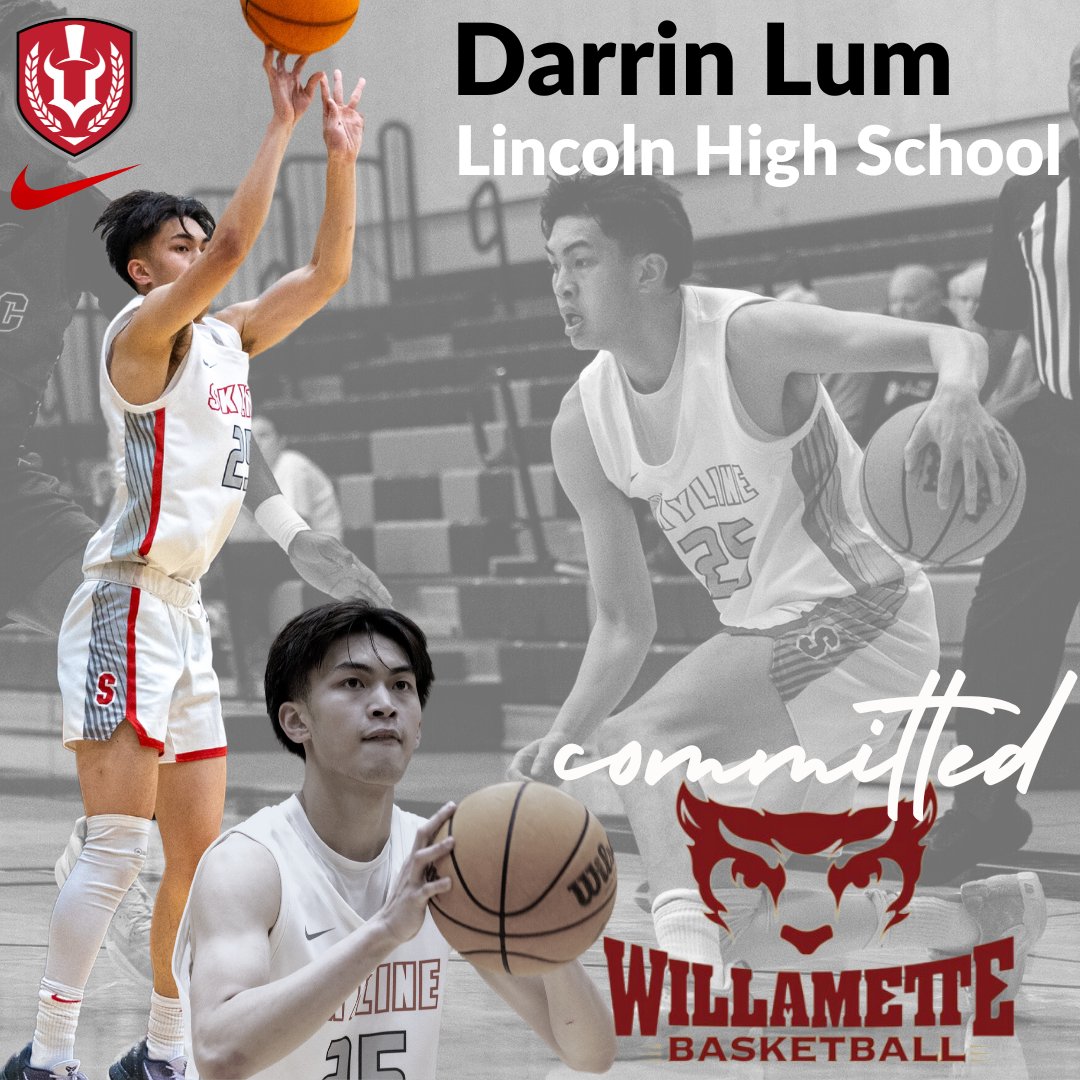 Congratulations to Darrin Lum (Lincoln HS) on his commitment to Willamette University. It’s been an unbelievable story for Darrin at Skyline. Really excited he has earned this opportunity…his story is not over. 💯 PROUD he represents our #SkylineMBBFam