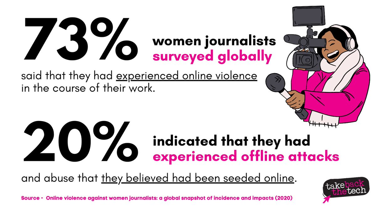 Journalists who are women are even more vulnerable to violence (online and offline), especially violence + disinformation that uses their gender to discredit and attack them. #WPFD2024 #GenderedDisinformation Learn how to monitor & record these attacks: osce.org/files/f/docume…