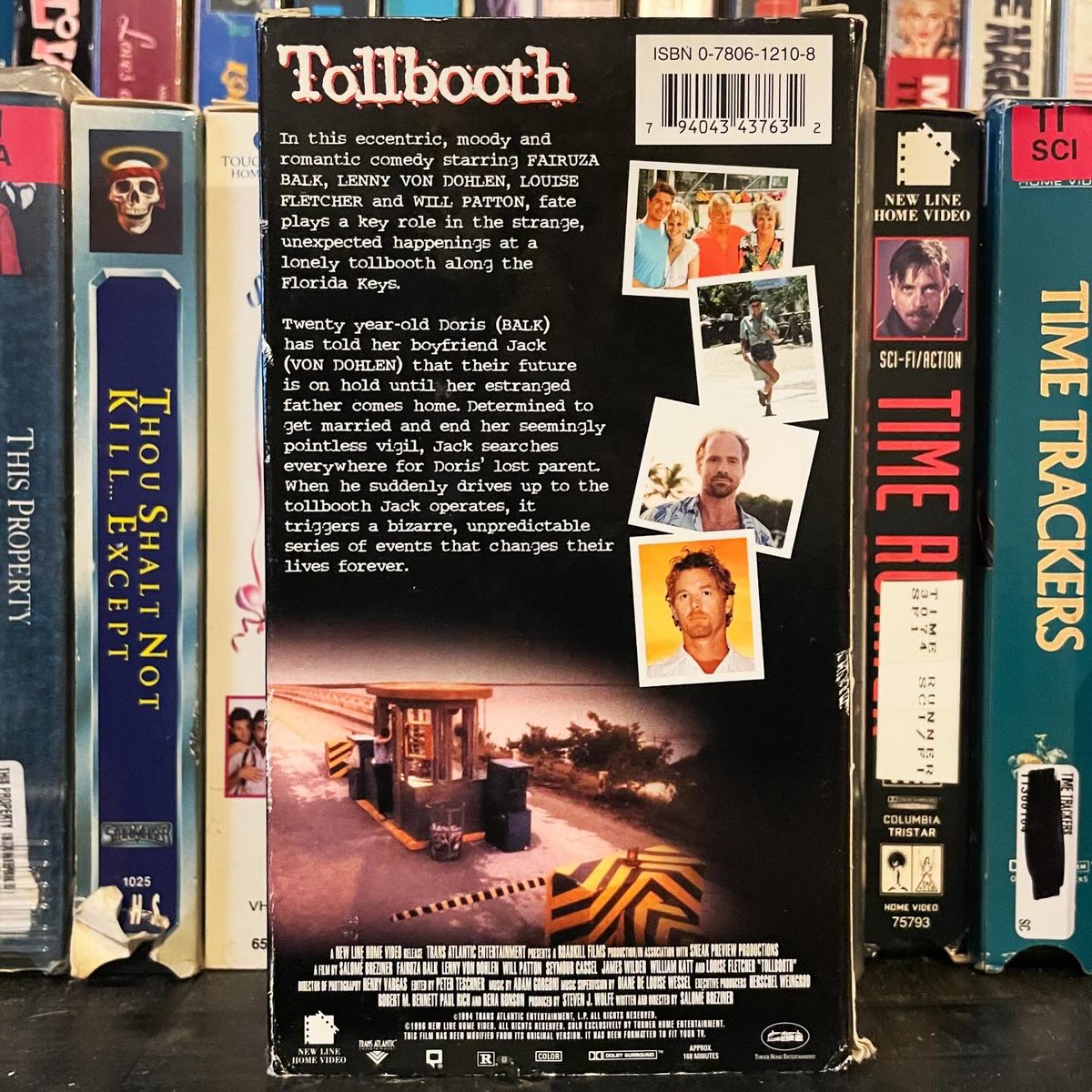 “Sometimes things get so close you can’t see them” #tollbooth #1994movie #90scinema #salomébreziner #fairuzabalk #lennyvondohlen #willpatton #louisefletcher #seymourcassel #jameswilder #vhs #vhsforever #feedyourvcr #videocassette #videotape