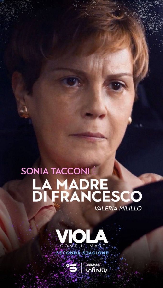 Sonia Tacconi è la madre di Francesco #violacomeilmare2