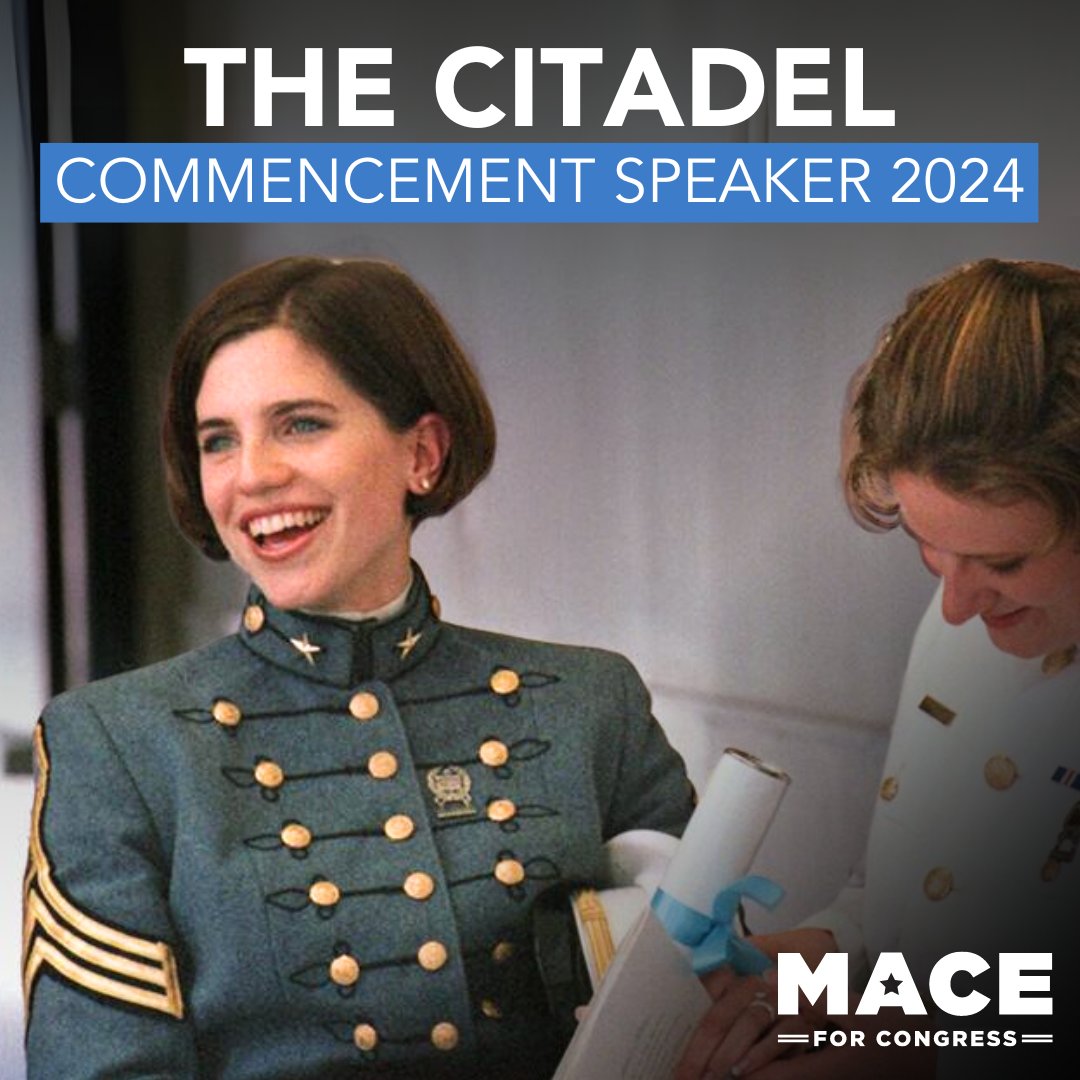 🚨IT'S HAPPENING🚨
TOMORROW - I join the class of 2024 Citadel Corps of Cadets as their commencement speaker. This will be one of the greatest honors of my lifetime. 
#LongGrayLine #LowcountryFirst