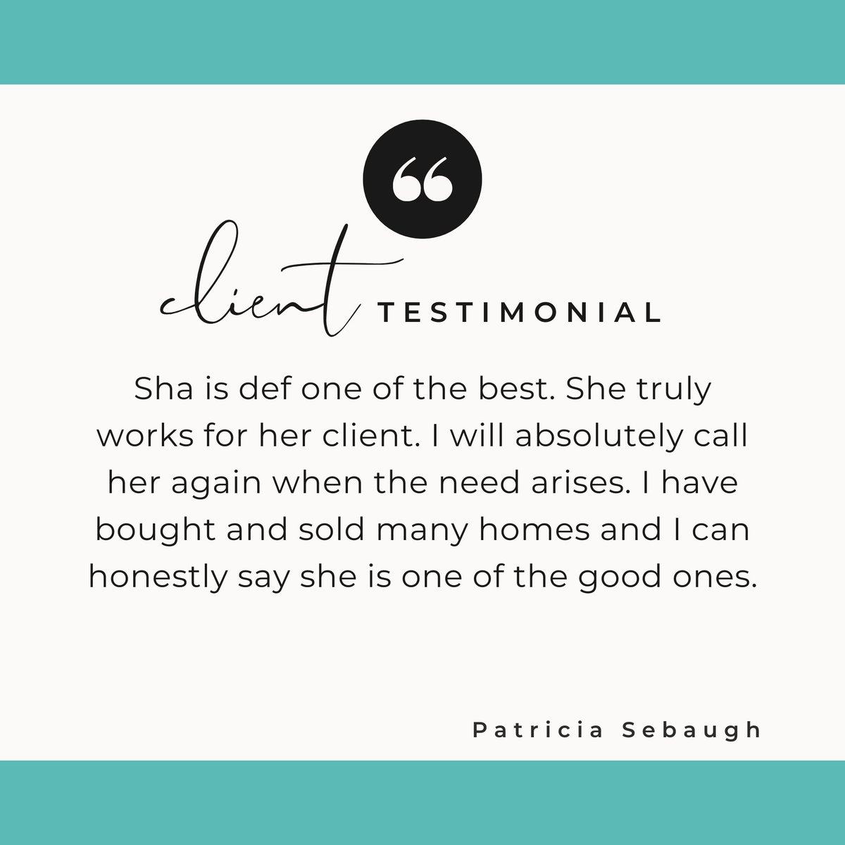 Patricia!!  Thanks for those kind words. It was a blast working with your family!😍
Until Next Time!🎉

#shasellsrealestate #shahairrealtor #dfwrealtor #texasrealtor