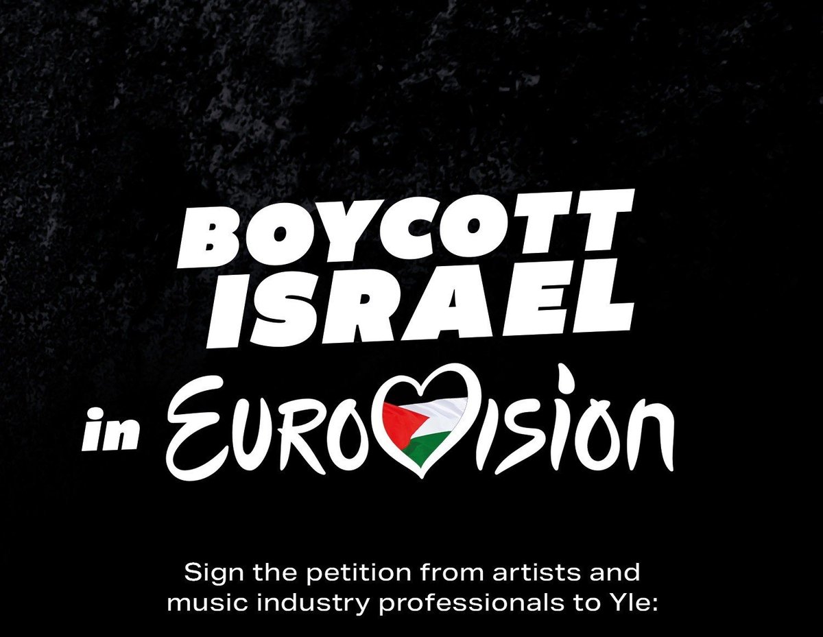 As well as allowing Israel to compete, Eurovision will also remove any Palestinian Flags or symbols 🍉 from the event.

RT if you will be boycotting Eurovision.