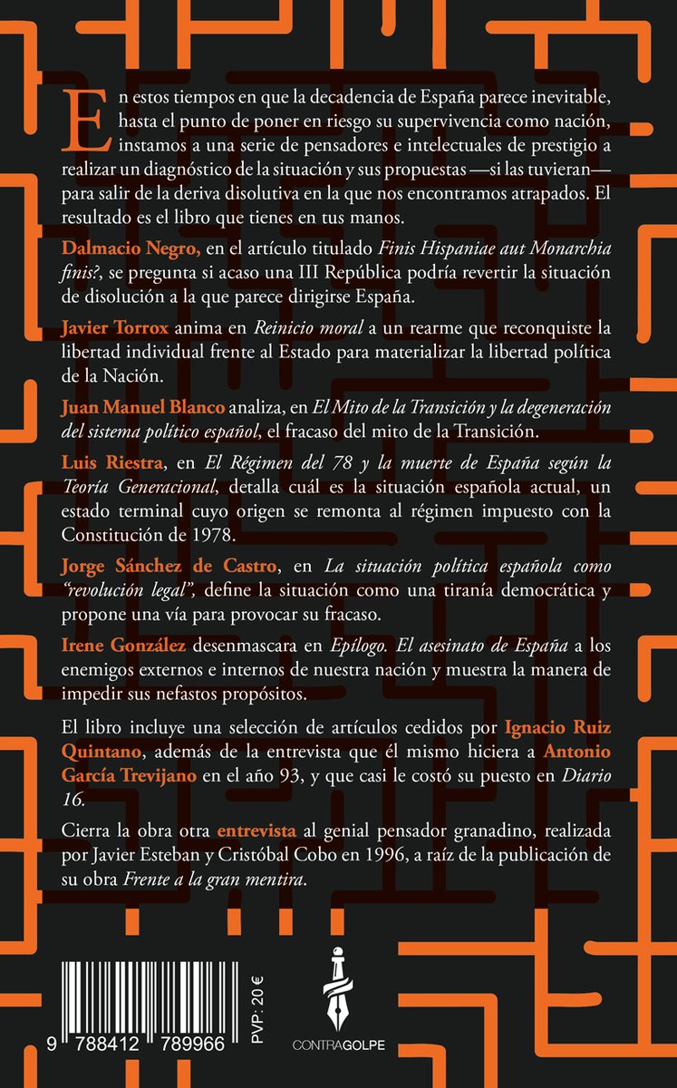 🎁PARTICIPA en el sorteo de un ejemplar de "España o el 78"

🔄RT a este tweet
☺️Síguenos en Twitter <a href="/DebAbiertosTV/">Debates Abiertos TV</a>
📺Síguenos en Youtube youtube.com/@DebatesAbiert…
👥Responde a este tweet mencionando a 3 amigos y con el hashtag #EspañaOEl78

Ganador anunciado el 19/05/2024 Suerte🍀