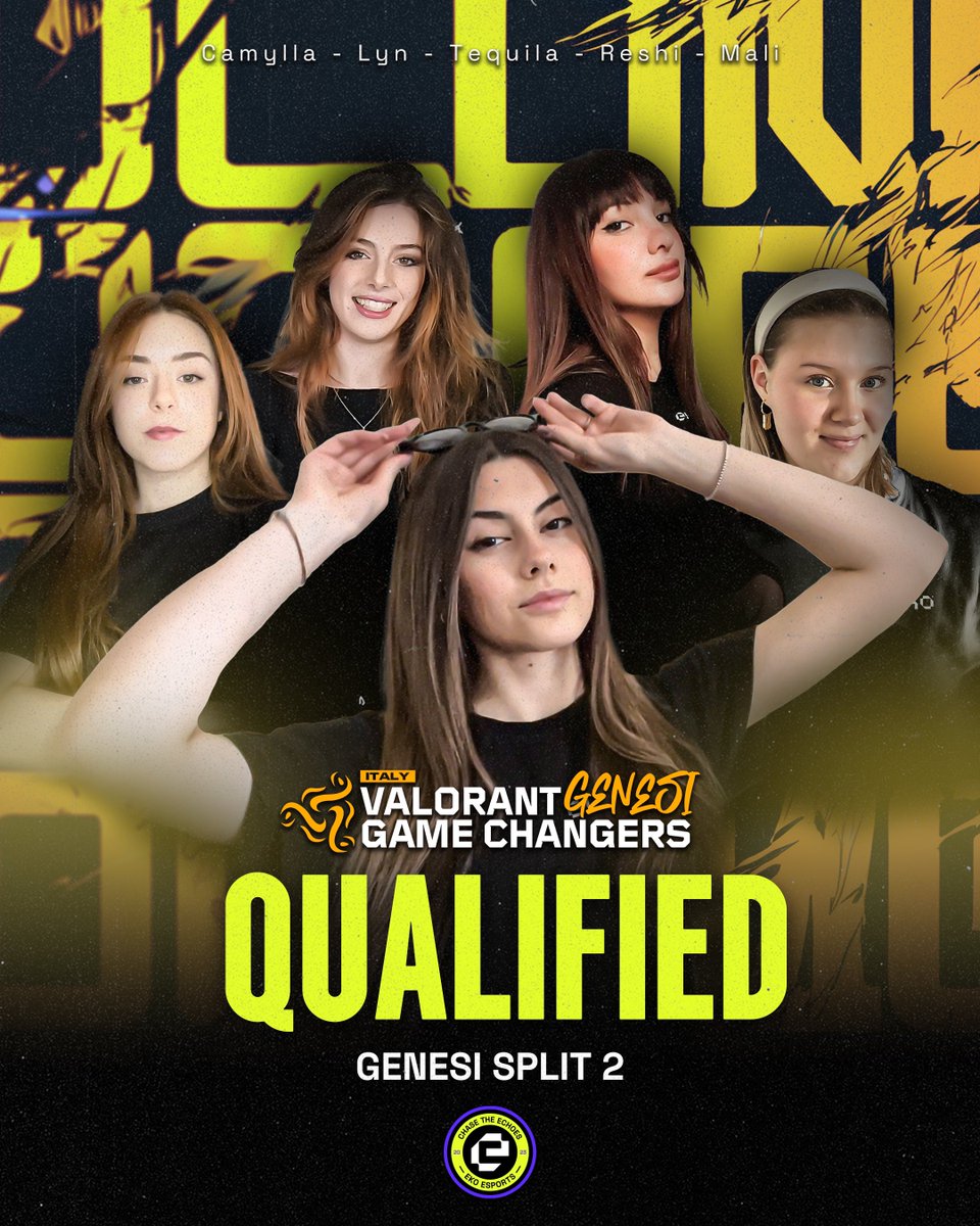Una vetta che si tinge di rosa! 🎀

Le nostre guerriere si sono qualificate al Game Changers Italy Genesi Split 2, vincendo 6 partite su 7 e portandosi al primo posto!! 🟡⚫️

Ora si combatte per la gloria! ⚔️💥

#VALORANT #ChaseTheEchoes

<a href="/itVALORANT/">VALORANT - Italia</a> <a href="/king___esport/">King Esport</a>