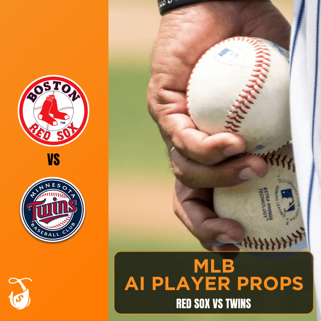 ⚾️ RED SOX vs TWINS ⚾️ Player Prop picks from our AI betting bot 🤖 Game at 8:10 ET! 👉 juicereel.com/blog/red-sox-v… #redsox #twins #MLBPicks #mlbprops