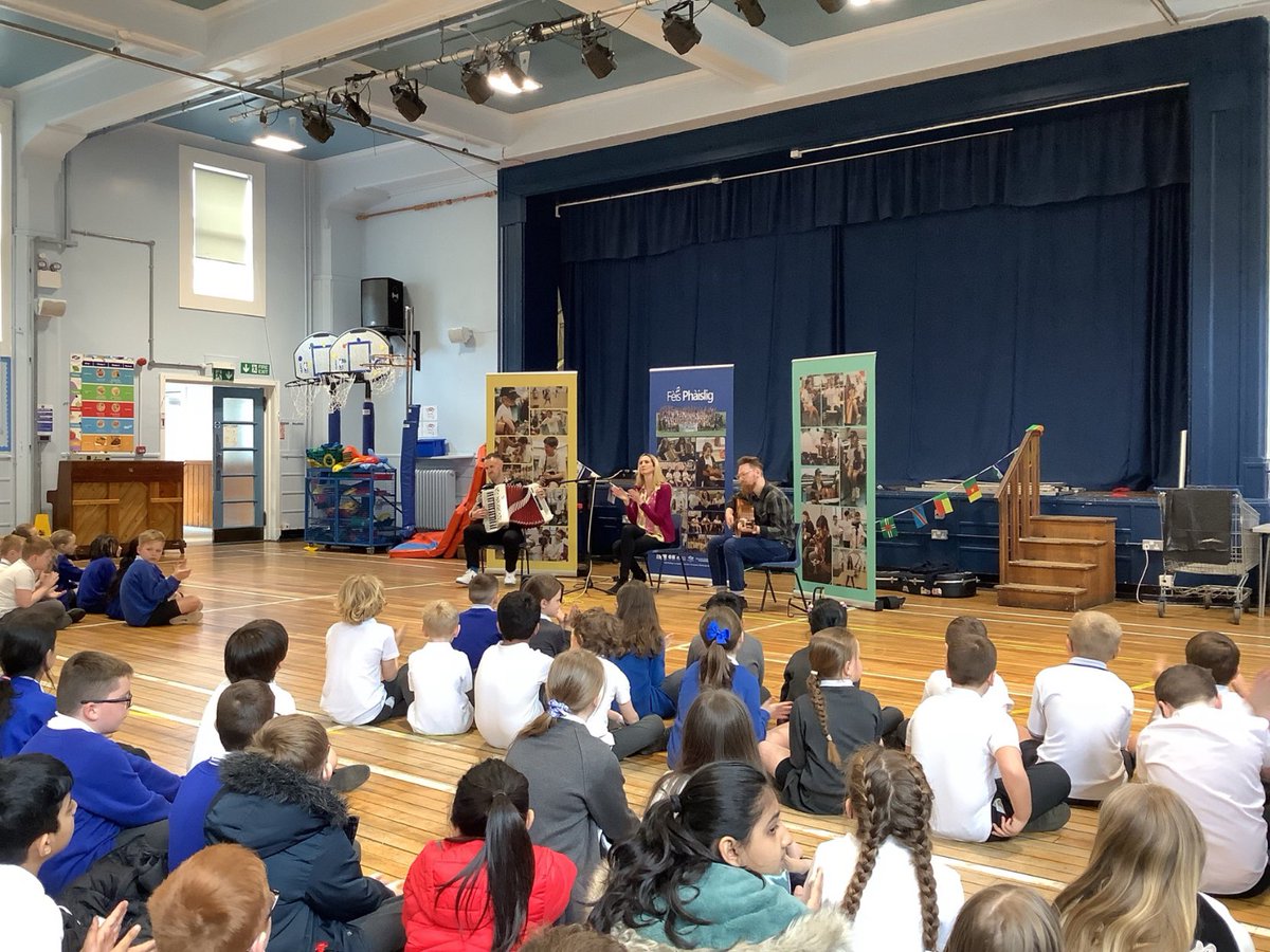 Thank you to <a href="/feisphaislig/">Fèis Phàislig</a> for coming to visit us this morning. Everyone really enjoyed taking part in the Stramash assembly. Tapadh leat.