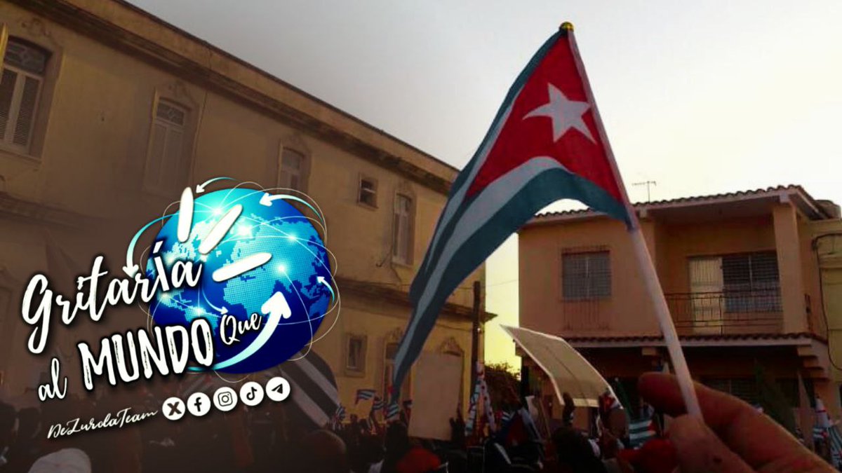 Yo #GritaríaAlMundoQue #CubaNoEstáSola vive y trabaja unidos por #Cuba @DeZurdaTeam_ #DeZurdaTeam 🤝