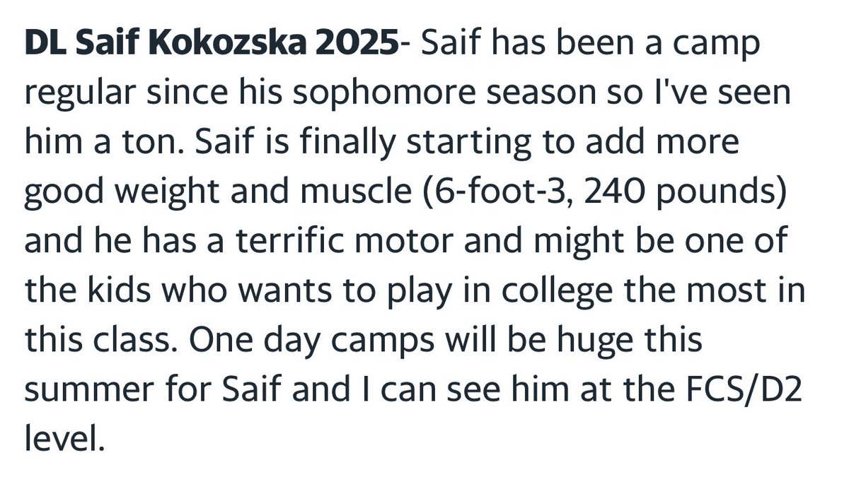 Thank you for the write up @EDGYTIM !!Always love seeing you!! @GlenbardSouthFB @KyleMorgan_XOS @OJW_Scouting @Bryan_Ault @ScoutingA1 @CoachChris_Roll @hddngemscouting @PrepRedzoneIL @PrepRedzone @FISTFootball @CoachSaboFIST @SalomonDLcoach @underdogrush @DeepDishFB @repattermann…