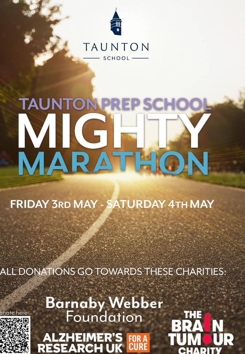There is still time to donate to the Taunton School Mighty Marathon. Your support is hugely appreciated. Please click below to show your support. 
justgiving.com/crowdfunding/m…