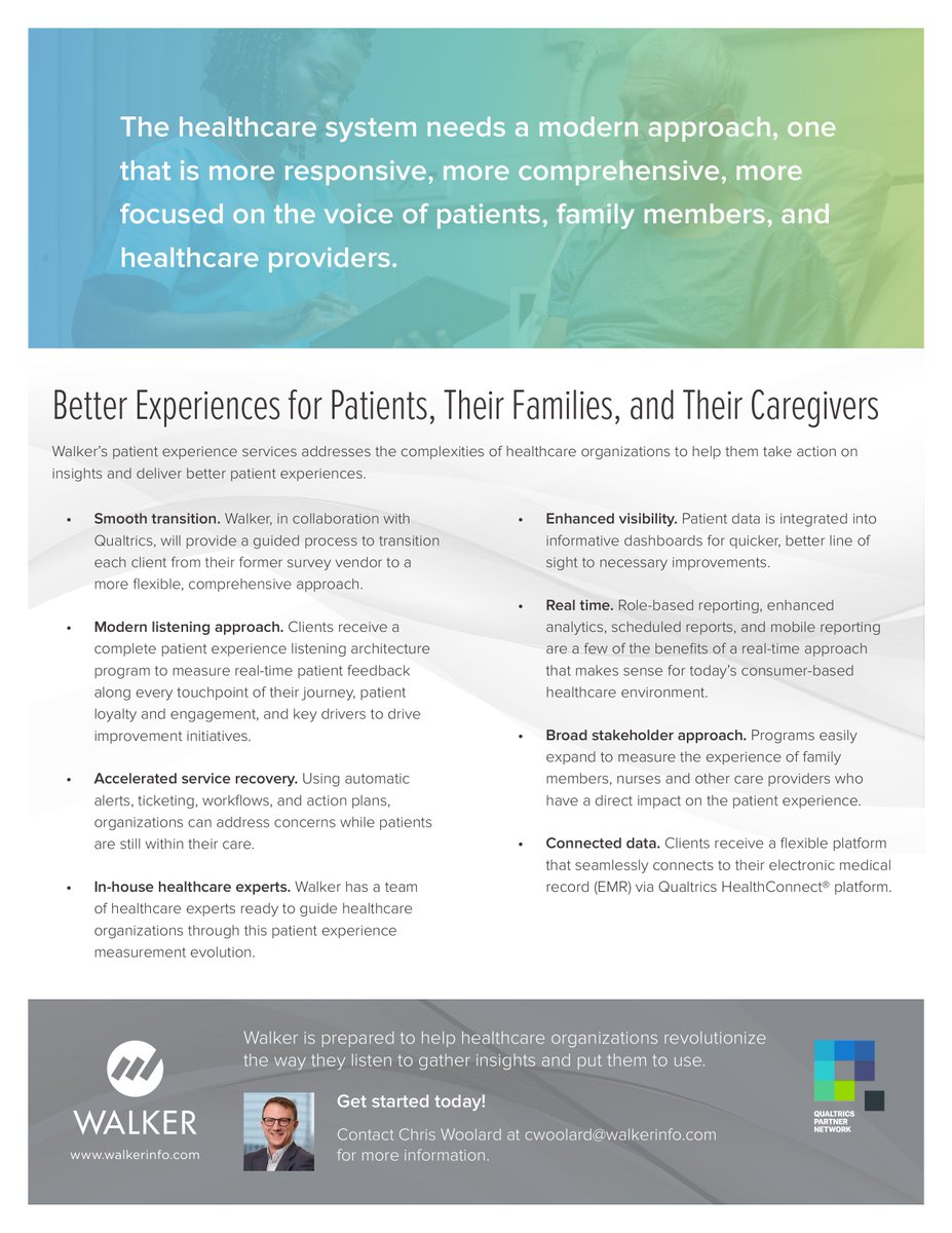 We hope you've enjoyed celebrating #PXWeek with #TeamWalker! We have one more resource to close out the week: US! Walker consults with healthcare organizations and providers of all sizes to truly deliver patient-centered care. #PX #PXTogether