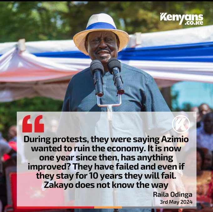 Baba is most experienced in losing elections. He has seen de AU position going de Chebukati way? Baba<a href="/tag/myxanniversary"class="tags"><span>#myxanniversary</span></a>