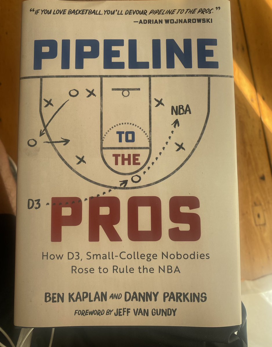 As a former D3 player, I am very excited to start reading this. Thanks @bkaplan4 for motivating us small school guys! 🏀