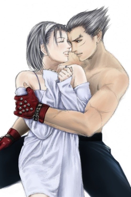 KazuJun ❤️ (Tekken fanart) by たつひ 

#KazuyaMishima 
#JunKazama 
#TEKKEN