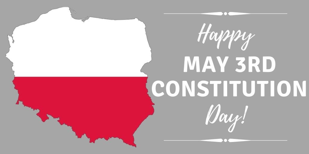 Happy Constitution Day!
#3Maja #Konstytucja3Maja #świetokonstytucji #ŚwietoNarodoweTrzeciegoMaja #świetokonstytucji3maja