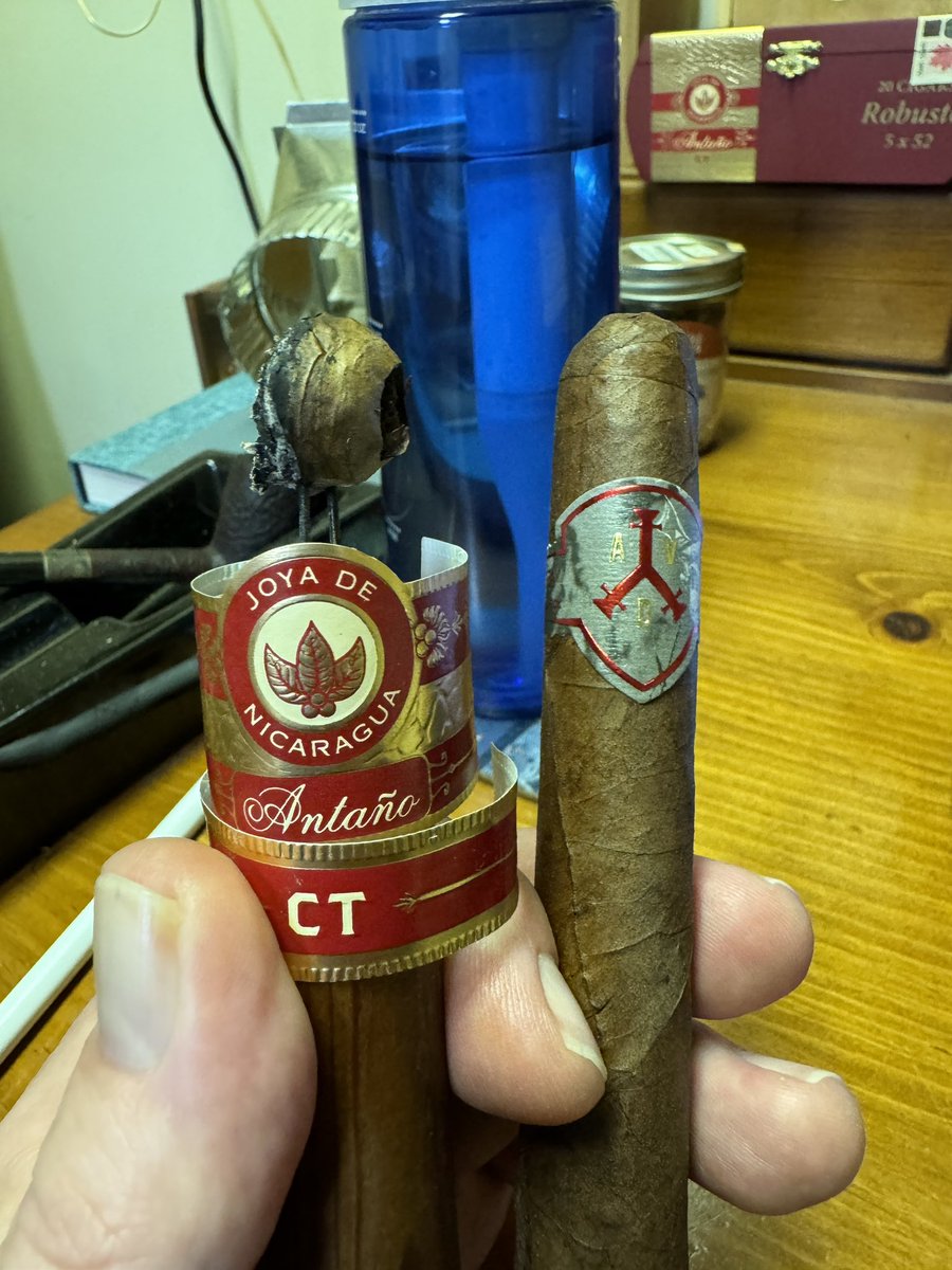 @CigarChairman @TNHerfin @sctworthy @Mike_W_Simpson @cdcal @svcigar @GarsParsn @RebelChefJay @Not_That_JB @writercimasuda @RobustoBabe @keepmovin2020 @notbuncy @AskNaoma @java473 @RChichuk @Smokeacigar4me @bigbucky24 @nanaimodude @ShellyCanuck @thunder13tc @JimLovesMB @KOBrien53 @CigarFishinLady @cigarsmoke @GratefulCigars @PuffSmokeNAsh @RodZdebiak @thecigarmadame @cksigma1914 @MRmidwestcouple @tngold #NubClub and next. Still too rainy to go outside.