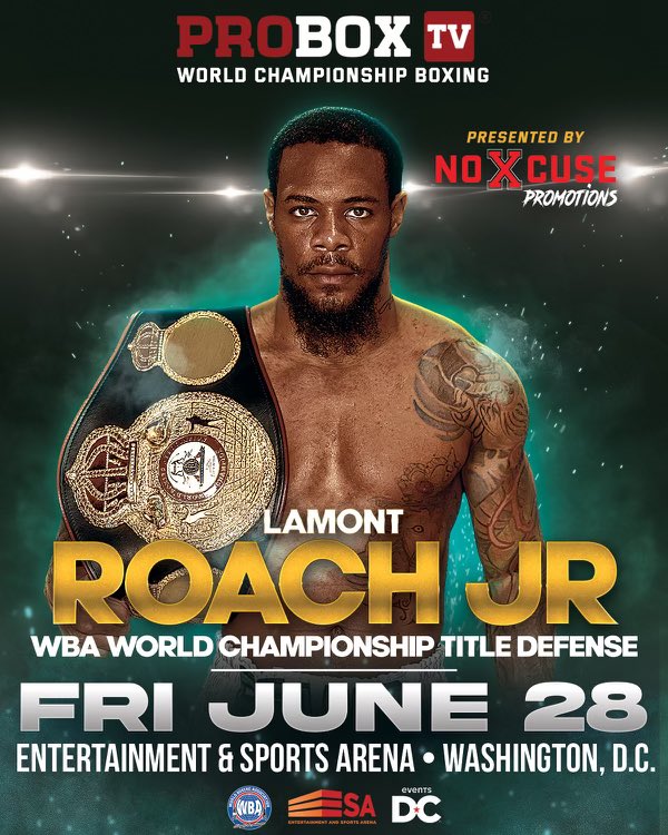 DEFENDING MY WORLD TITLE AT HOME JUNE 28TH! #THEREAPER tickets on sale soon stay tuned