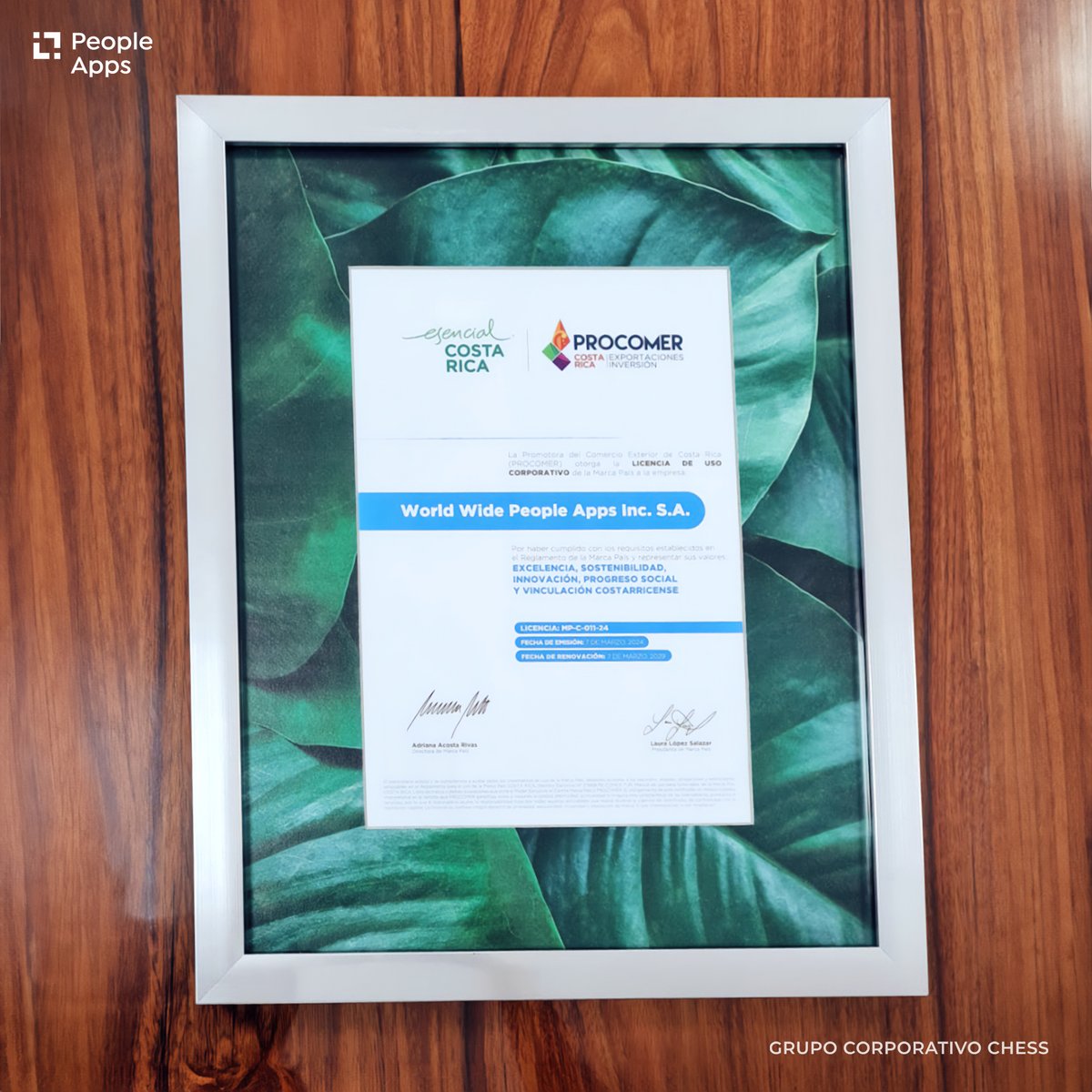 Como parte de nuestro compromiso con el medio ambiente, con nuestros colaboradores y con nuestros clientes hemos recibido la certificación Esencial Costa Rica, Marca País. 

Estamos muy orgullosos de tener esta certificación y confiamos en continuar mejorando.

#EsencialCostaRica