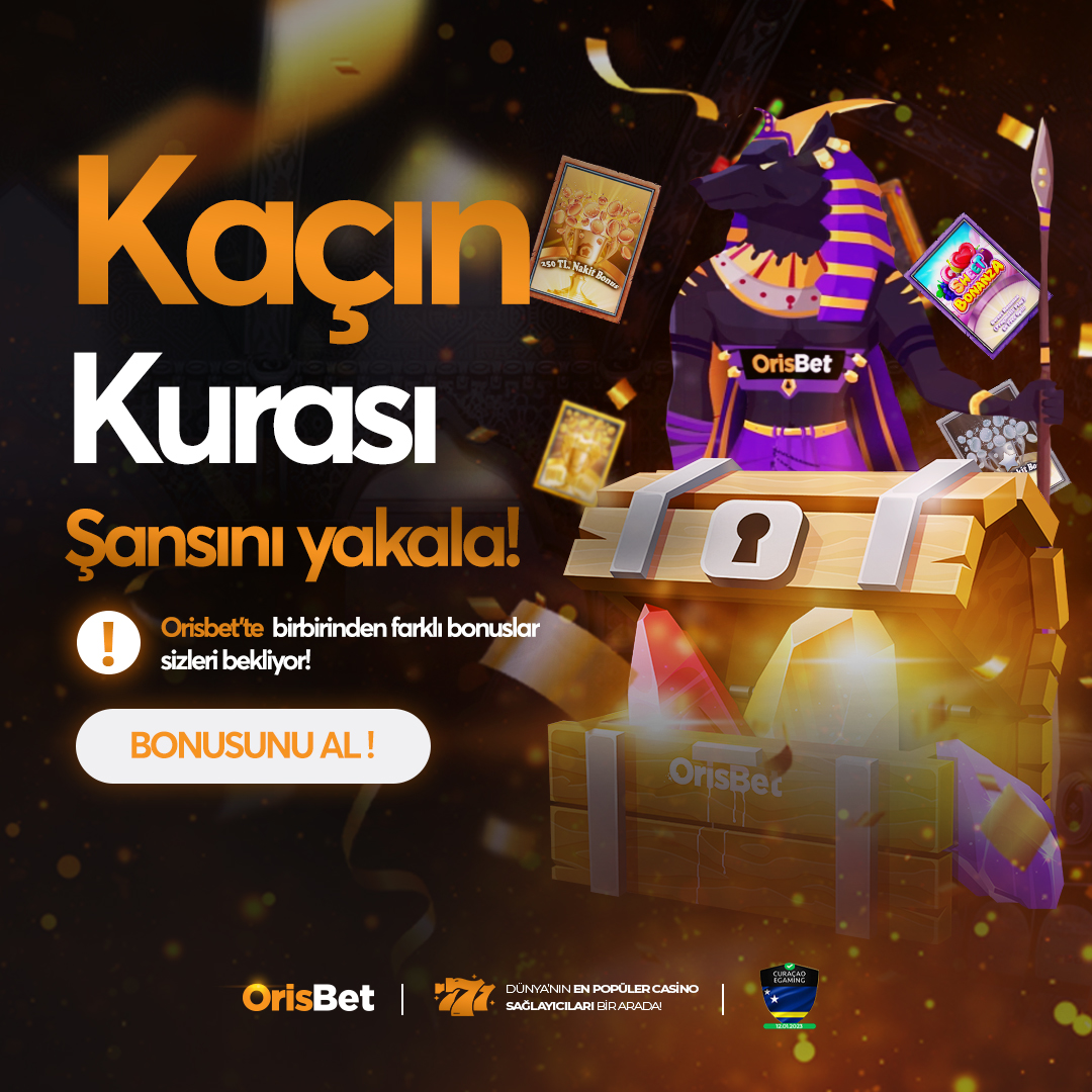 📣 GÜNLÜK ENERJİNİ ALMAYI UNUTMA 🆒 Herkesin Heyecanla beklediği oyun Kaçın Kurası İlk kez OrisBet'te ! ⚡ Enerjini biriktir ve Kazan ‼ 🃏 Siz Kaçın Kurasısınız ❔ 💰 Orijinal Lisans Güvencesi İle 3.000.000₺ Çekim Limiti ! 🖥 Detaylar: cutt.ly/orisssgiriss