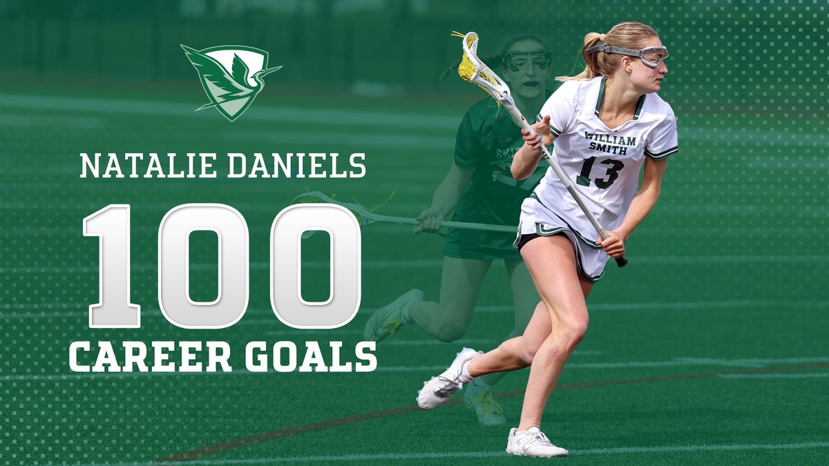 🚨 Scoring her fourth of the day Natalie Daniels reaches the 100 goal mark on her career! Congrats Natalie!🚨 
#HeronPride #d3lax