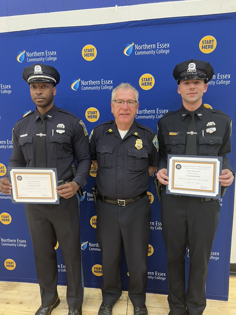 Chief Cronin would like to extend a warm welcome to our two newest police officers, Giovanni Jean-Francois and Michael Wadman. Please welcome them to our team as they embark on this noble journey of safeguarding our community. They will be sworn-in on Monday morning in the Malden…