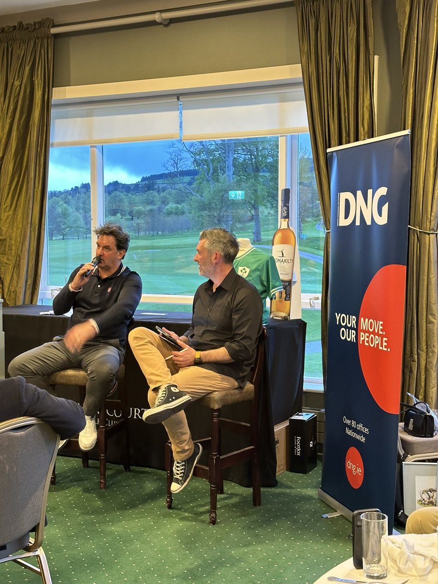 Huge thank you to @GregMcWilliams1 and Ozzy for our wonderful entertainment this evening post our annual golf classic sponsored by @dng_ie . Helping lift the spirits after some challanging rounds