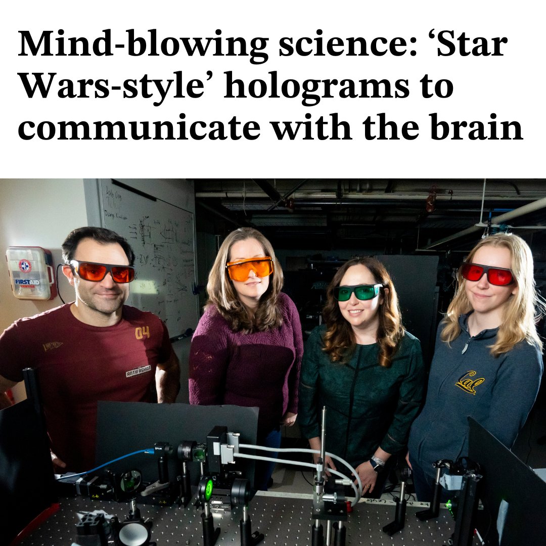 Spooky #Maythe4th science from #CZBiohubSF Investigators: “We can take a single laser and essentially diffract the beam, … shaped to all the neurons exactly where they are. It’s like the 3D holographic displays in ‘Star Wars.’” 

Read ⤵️
czbiohub.org/life-science/m…