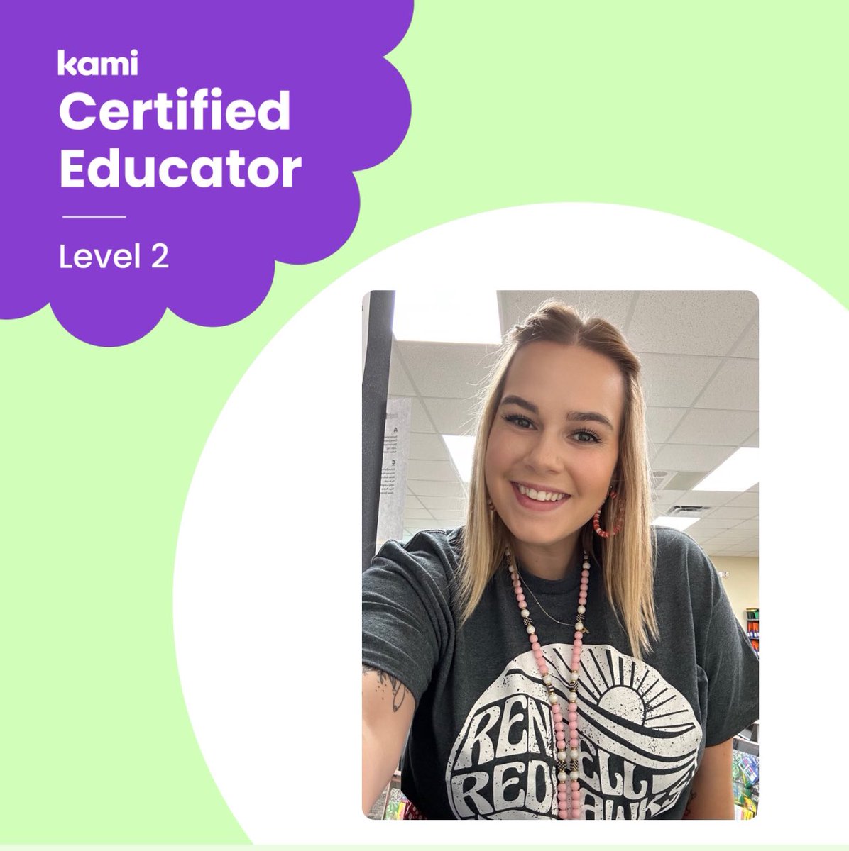 Well my girl @MsGauvin22 inspired me!!! Have really dove head first into @KamiApp this year and I love it!!! #Certified #WeAreRennell