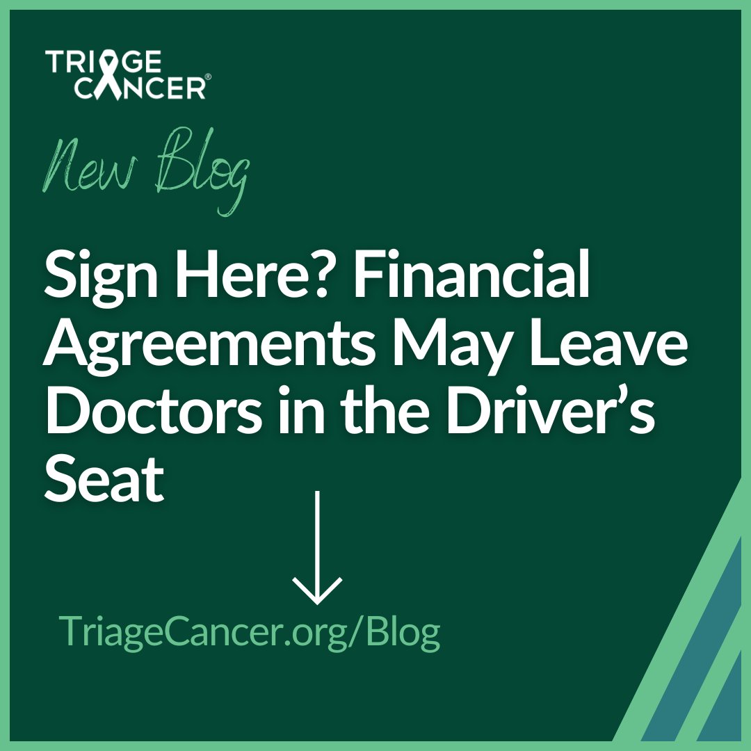Read more about financial agreements with doctors and how they may affect what you owe: TriageCancer.org/Blog #beyonddiagnosis #medicalbills #cancer #canceradvocacy #healthcarefinances #CancerAwareness #CancerPatient #CancerSurvivorship #CancerCare #CancerSurvivor