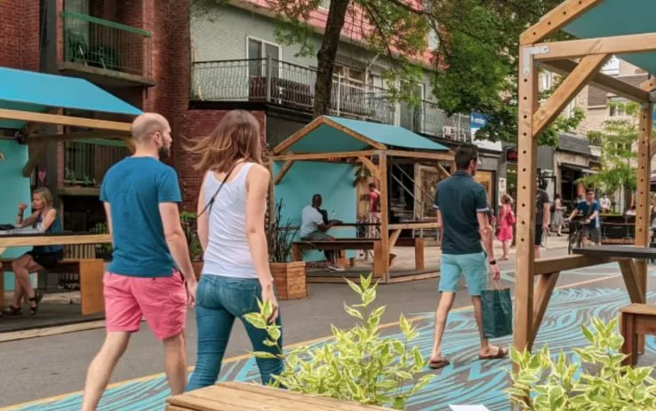 Montreal's pedestrian streets - in just three years, there are now 11 of them! - are coveted by the Buisness community and touted by the Tourism Board. No one wants to live in or visit a city that is choked with traffic, causing annoyance, air and noise pollution. But a city…