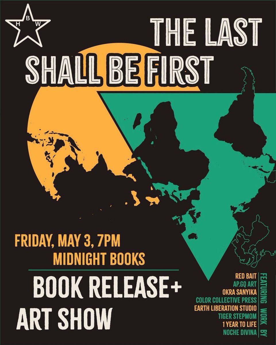 Tonight is the night! THE LAST SHALL BE FIRST book release and art show featuring the best propagandists alive