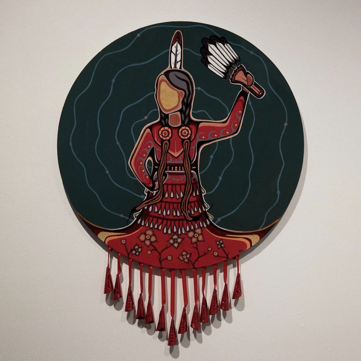 This #RedDressDay, remember: Indigenous women are 12x more likely to be murdered or go missing in comparison to other Canadian women. Take today to honour & remember the stolen lives as we advocate for a safer future together. #MMIW2S #NoMoreStolenSisters Art by @emilykewageshig