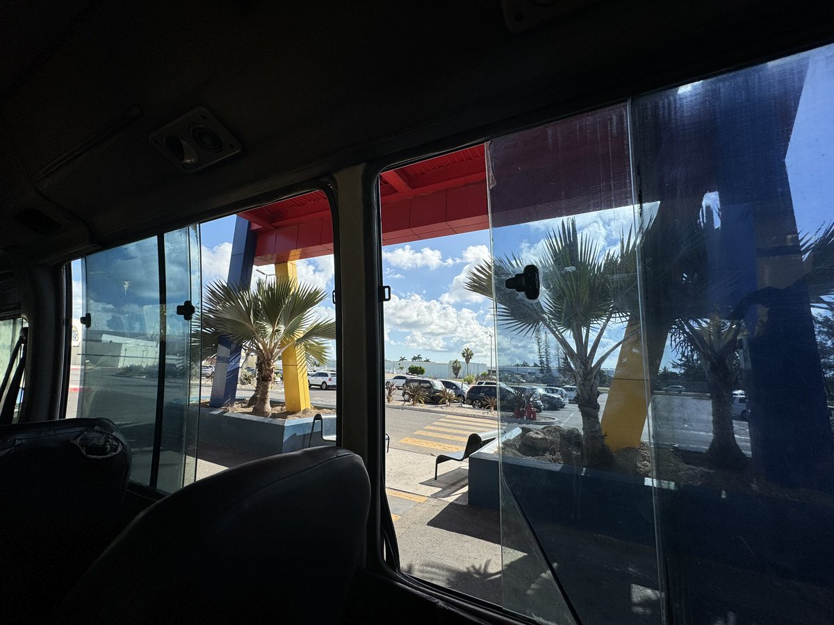 I’m on a public bus in Nassau.

I’m told by the locals that it eventually goes downtown. But currently we’ve travelled the completely opposite direction.

That said, I’m getting quite the tour. And beating the heat in the bus. And I’m sure at some point I’ll make it to the hotel.