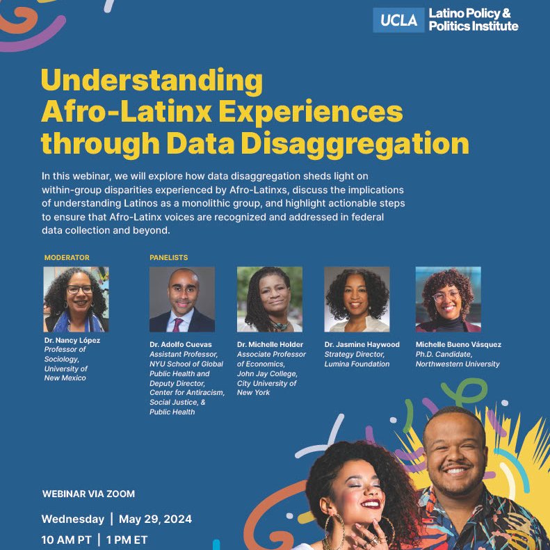 On May 29th at 10am PT, join us as we discuss the negative implications of the new OMB standards for addressing social & health inequities! Register now! ucla.zoom.us/webinar/regist…