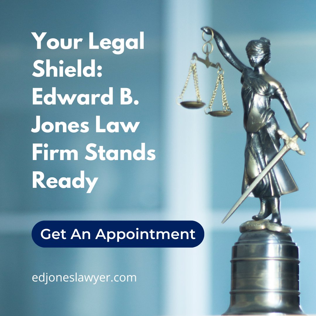 With Edward B. Jones Law Firm by your side, you have a strong legal shield standing ready to defend you. Trust us to advocate for your rights and interests. To book an appointment, call at: (985) 399-5944 #LegalShield #LegalDefense #EdwardBJonesLaw