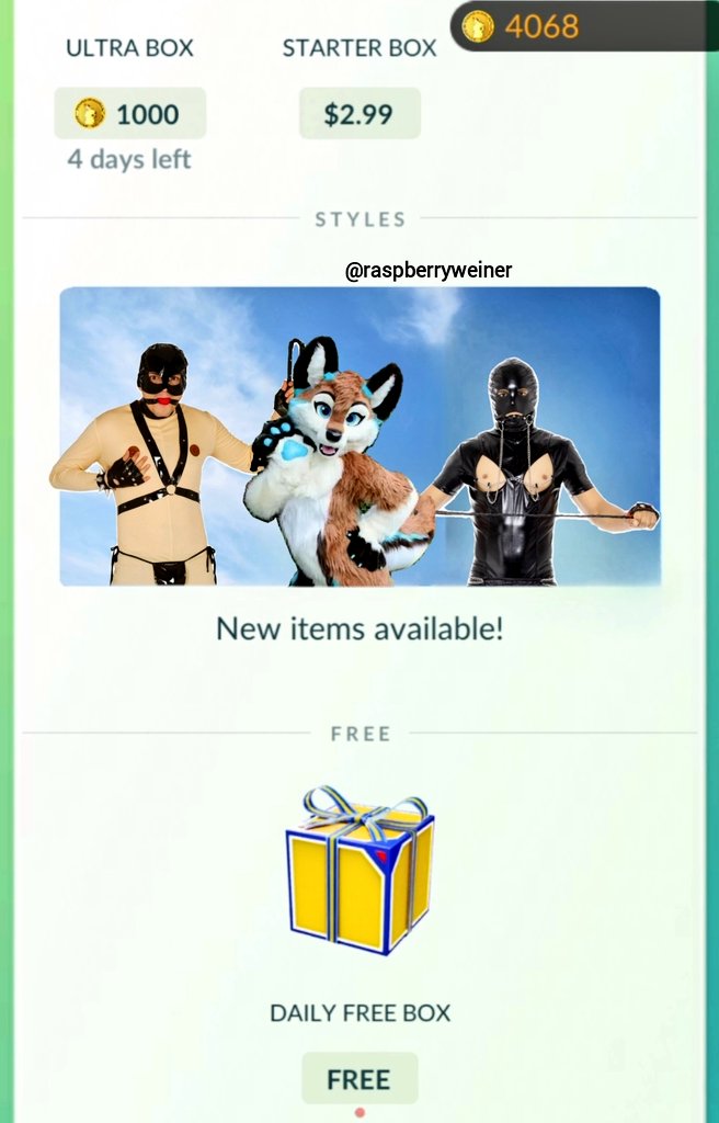 New items available in the shop! 🥴 #PokemonGO