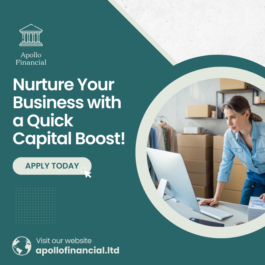 At Apollo Financial, we understand the importance of timely funding for business growth. 

Take the next step to fuel your success - reach out today to explore our tailored financing solutions! 

#InvoiceAdvance #BusinessLending #BoostYourCashFlow #StartupSupport #FinanceMadeEasy