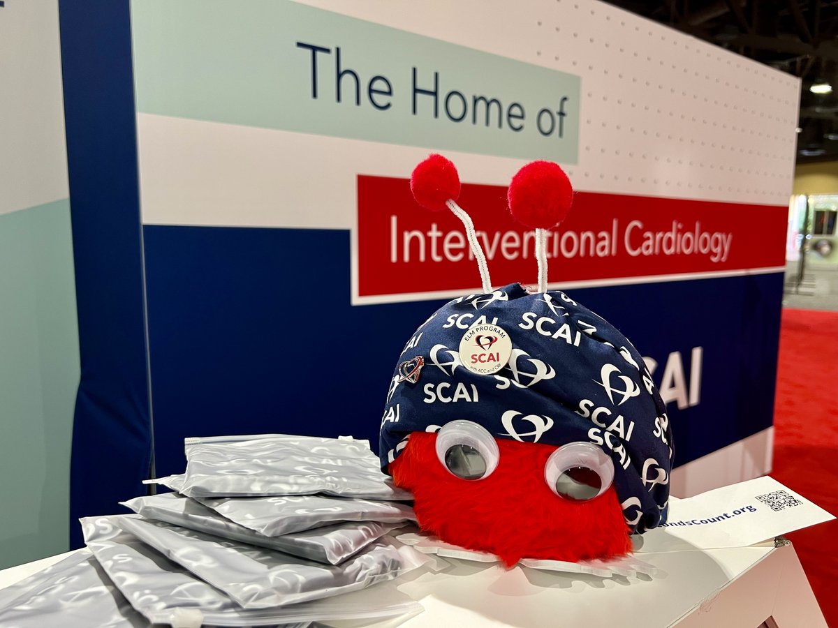 Are you a SCAI member? If you join or renew on-site at #SCAI2024, you can get a discount on membership dues PLUS this exclusive scrub cap! Don't miss out, renew today. 😎 #AdventuresOfStenty #FOMO