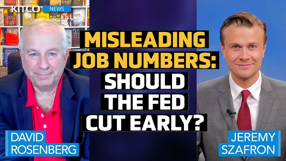 How Do Fed Errors, Misread Inflation, and Wrong Job Data Affect the Economy? - David Rosenberg youtube.com/watch?v=OtqMuw…